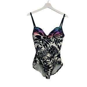 Coco Reef Womens Swimsuit 32C/34C Tie Back One-Piece